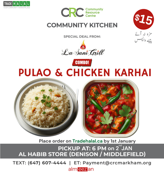 La Sani Grill - Chicken Karhai and Pulao Combo - 2 Jan